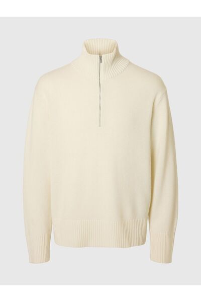 Selected Homme Half-zip Pullover Woll-Kaschmir-Mix