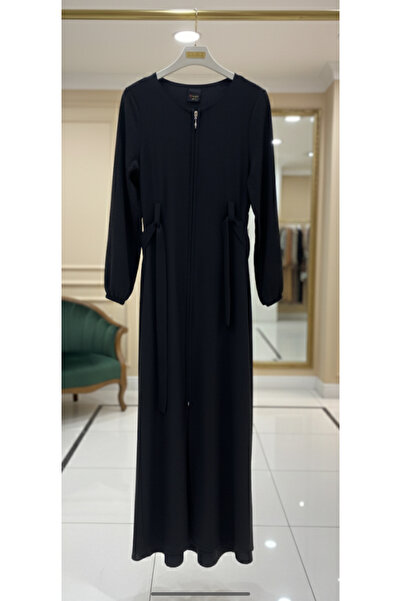 fariza tekstil FARİZA kuşaklı tam boy fermuarlı ÇOCUK FERACE