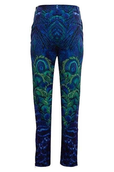 Pier - Elegant pants, emerald green, 'Pier is a goddess', size 38