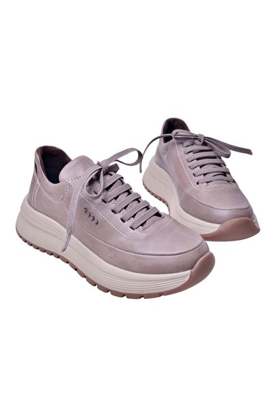 Mammamia Kadın Deri Lastik Bağcıklı Ayakkabı D25KA-3795