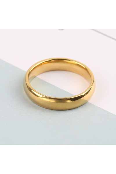 Choice خاتم أنيق وبسيط وناعم من الفولاذ المقاوم للصدأ، مقاس 10 × 4 مم، إصدار ...