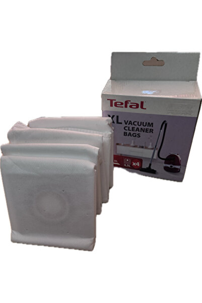 TEFAL Power XL Rq3116/Uw3113 Vacuum Cleaner Dust Bag 4-Pack / 4.5 Liter Capacity