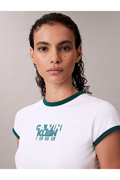 Calvin Klein 1968 Logo Graphic Baby Tee