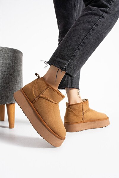 Paragon Kadın Siyah UG Model Bot – Kürklü Sıcak Tutan Kalın Tabanlı Kışlık Ev Dışı Günlük Bot Bootie