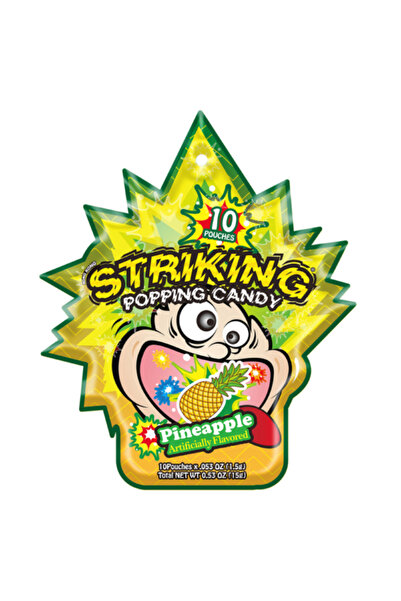 Striking حلوى البوبنج 15 جرام بنكهة الأناناس × 6