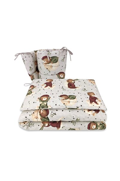 MimiNu Спално бельо за детско креватче от 3 части, MimiNu, За детско креватче...