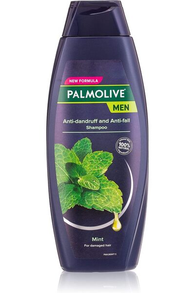 Palmolive شامبو مضاد للقشرة ومضاد للتساقط للرجال، بنكهة النعناع، 380 مل