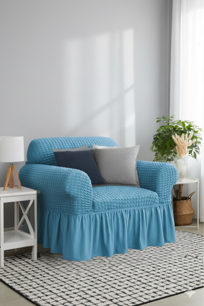 kutlale Bürümcük Single Seat Sofa Cover, Armchair Cover, Elastic, Flexible, w...