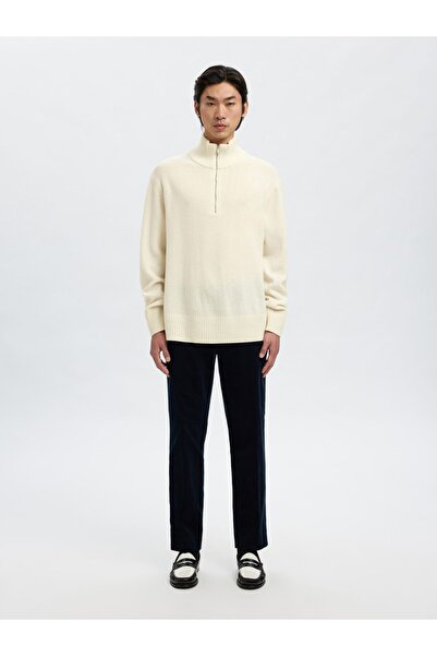 Selected Homme Half-zip Pullover Woll-Kaschmir-Mix