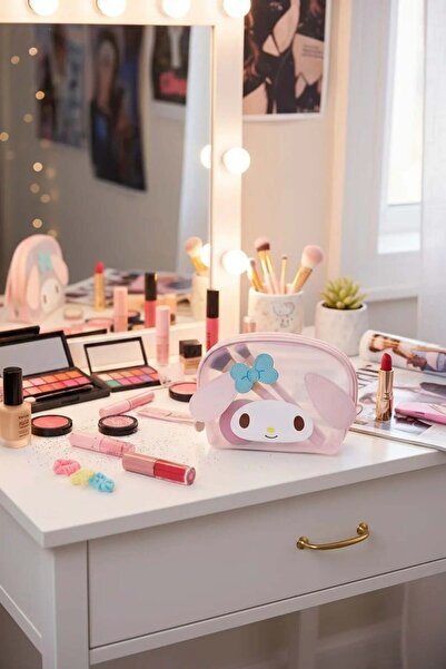 SANRIO Lisanslı My Melody File Kabuklu Makyaj Çantası