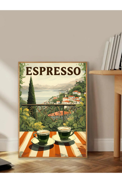 Tuba Decor Tablo dintr-o singură bucată cu rame din lemn pentru sufragerie, s...