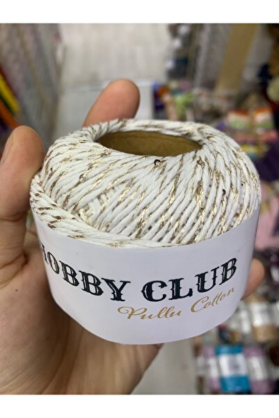 hobby club Pullu Yaldızlı El Örgü İpi 50 gram 90 metre