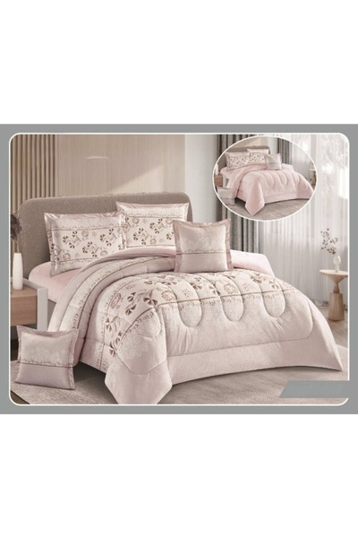 smart home Double-sided winter Comforter (velvet side & fur side) Filled bedspread, 4piece duvet set, 230x170cm