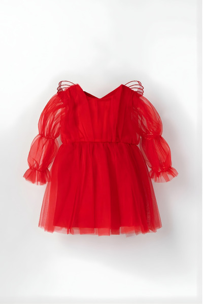 2kids2mom Kız Bebek Çocuk Kanatlı Doğum Günü Parti Düğün Özel Gün Tüllü Astar...