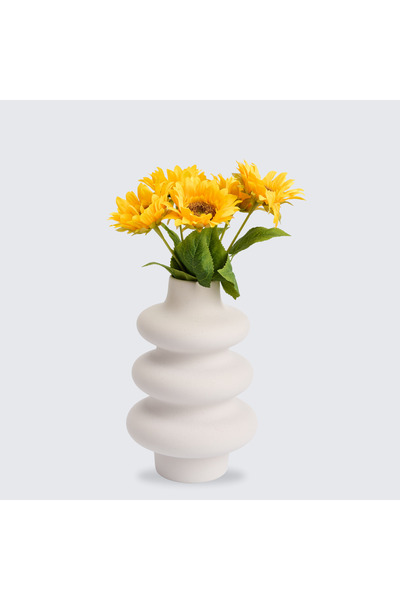 Artificiale Rolio Buchet de Flori Artificiale Floarea-Soarelui - 45 cm, Opțiu...