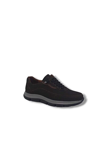 Zerhan Modesa 285 Men's Dark Brown Crazy Leather Rubber Laced Poly Sole (Light) Shoes