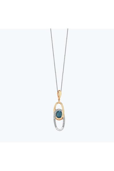 Altınbaş Pırlanta London Blue Topaz Kolye