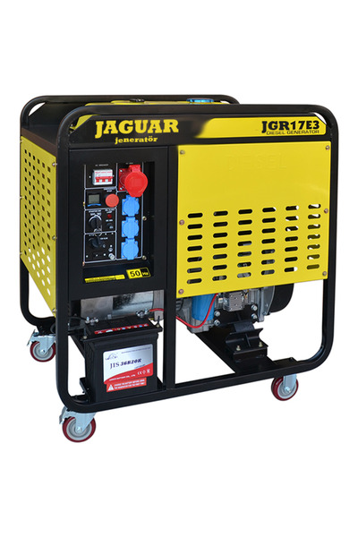 JAGUAR JENERATÖR 17 KVA TRİFAZE TEKERLEKLİ JENERATÖR