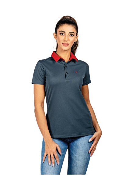 Zaecy تي شيرت بولو نسائي بأكمام قصيرة