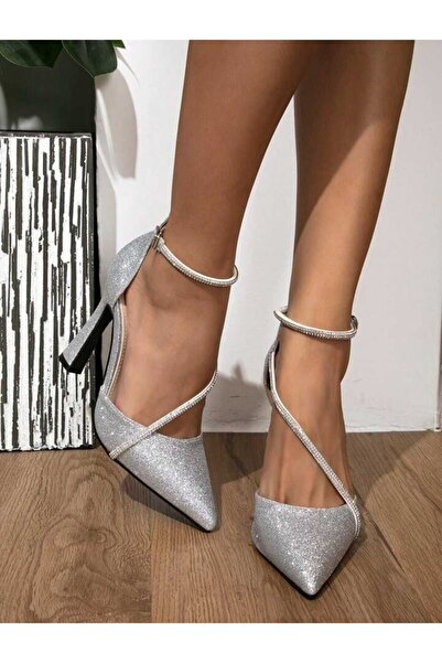 modanisshoes Elite Stone Banded Elegant Stiletto 9 cm