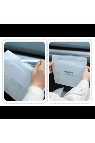 Genel Markalar Pratik Su Geçirmez Oto Araba Çöp Poşeti 20 Adet