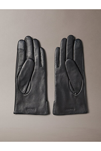 Calvin Klein Soft Nappa Leather Touchscreen Gloves