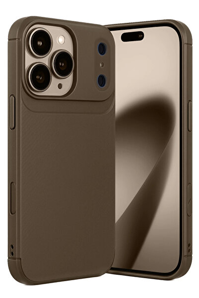 UnDePlus Apple iPhone 17 Pro Max Kılıf Karbon Silikon Case Kapak