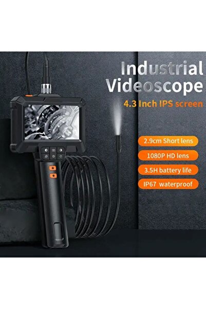 OEMarket Professional Endoscope Inspection Camera, 4.3", 5 Meter Cable, 8mm Lens, 2000mAh Battery, G60-M