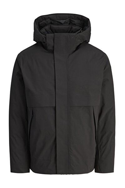 Jack & Jones Men's Zippered Hooded Coat - Ccmoon