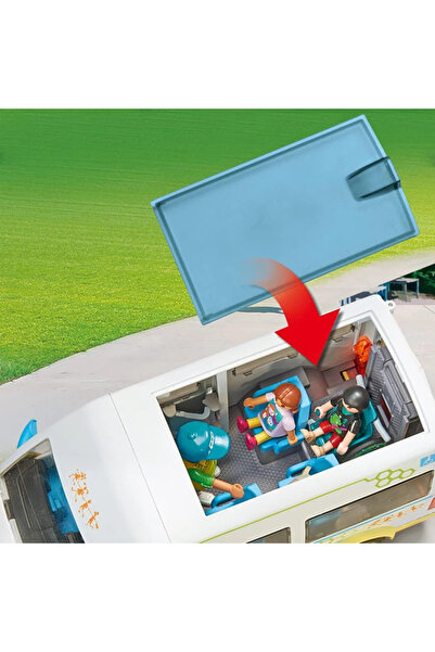 Playmobil Scolar De La Oras on the Side of the Bus