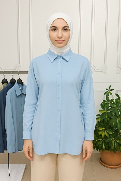 WİSHTEX Wish - Modal Shirt with Side Lace