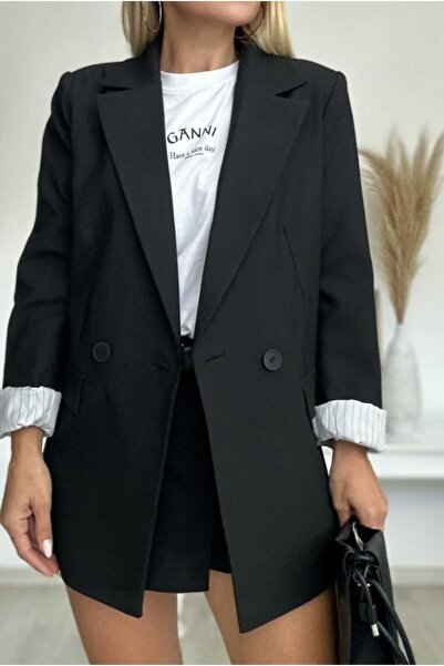 FASHION Kruvaze Kadın Blazer Ceket