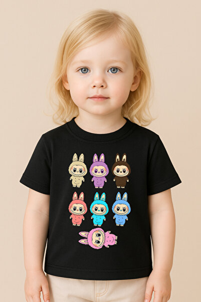 SVART WEAR Labubu Print Toy cu imprimeu Tricou cu tricou modele pentru copii ...