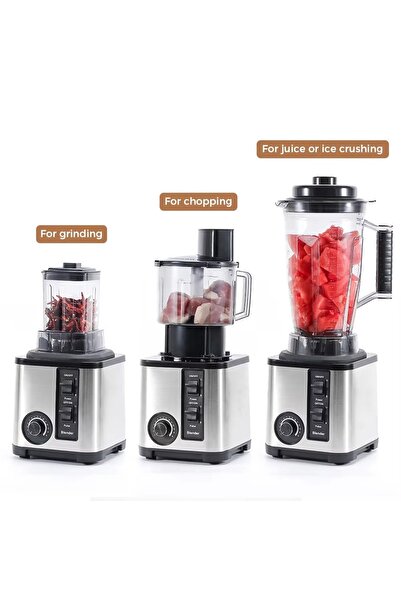 Silver Crest 6 in 1 4500W Blender Grinder & Juicer 3 Liters