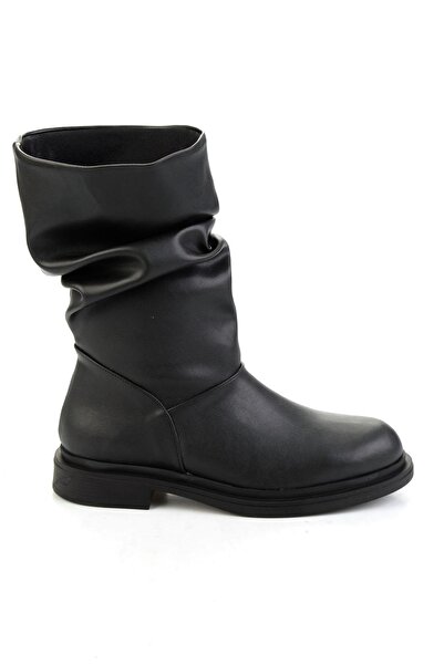 Bambi Siyah Kadın Çizme K03666075909