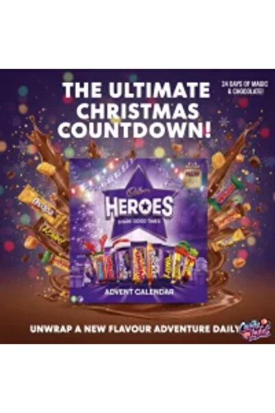 Cadbury Calendar de Advent Eroii 230g