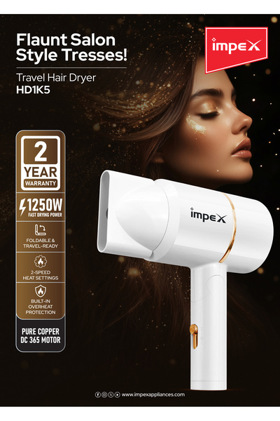 İMPEX Hair Dryer (HD1K5)