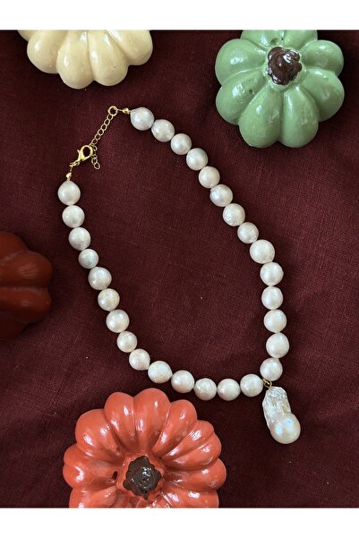 Butik Baroque Pointed Large Pearl Necklace