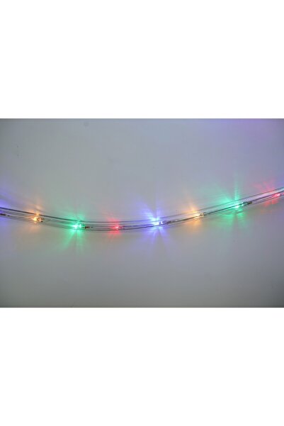 The Hub Instalatie Craciun, 2 m, 48 Led-uri, Furtun Luminos, Multicolor, Transformator, Sectionabila, 220 V