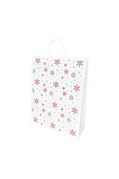 Papette Set of 10 Kraft Paper Bags with Pattern 9 Christmas 32 x 41(H) x 12cm