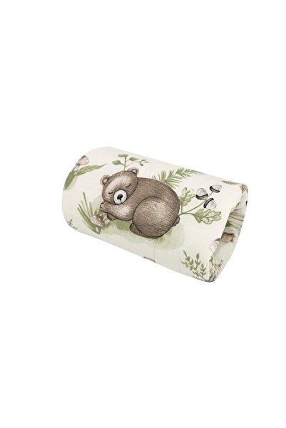 MimiNu Perna pentru alaptat, MimiNu, Tip manson, Bumbac, 25 cm, Calm Forest