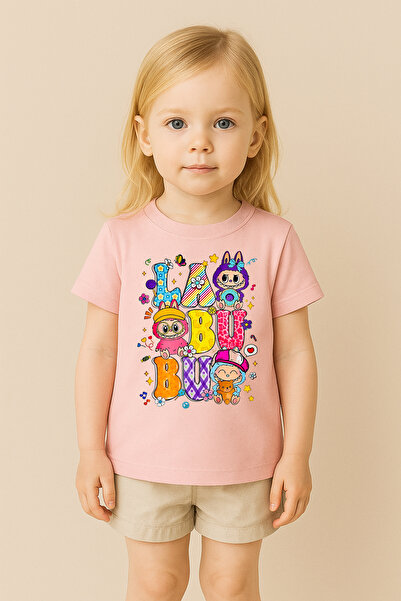 SVART WEAR Labubu Print Toy cu imprimeu Tricou cu tricou modele pentru copii ...