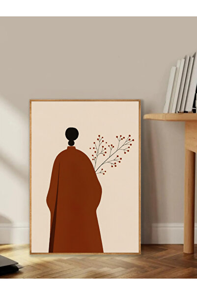 Tuba Decor Tablo dintr-o singură bucată cu rame din lemn pentru sufragerie, sufragerie, bucătărie