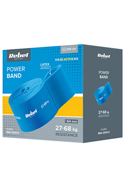 Rebel Bandă elastică de fitness de 208 cm lungime pentru antrenamente intense