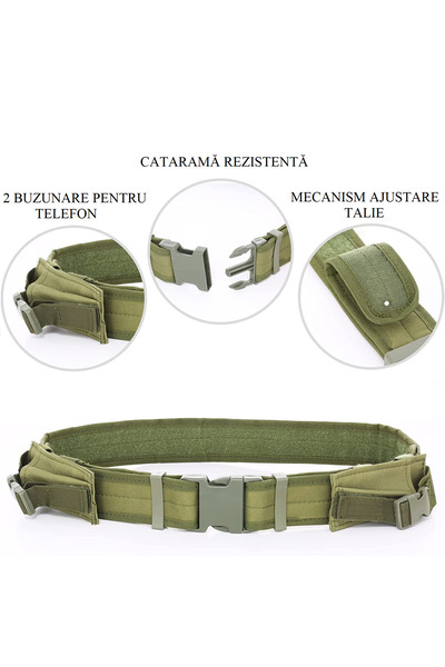 Opra tactic OPRA Tactical Vest, Adjustable, Multifunctional, Airsoft, Hunting, Security, Military Green