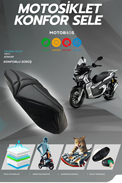 Motobros RKS VELOCE Husă de șa confortabilă pentru motocicletă Husă de scaun ...