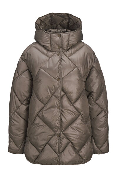 Jack & Jones Women's Zipper Closure Hooded Coat - Nova