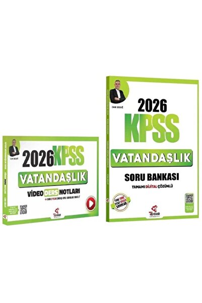 Anla Kazan Yayınları Tekrar Akademi 2026 KPSS Vatandaşlık Video Ders Notları ...