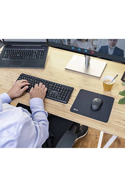 Trust Ody Wireless Keyboard, Full-Size, Silent Low-Profile Keys, 2.4GHz RF, Spill-Resistant