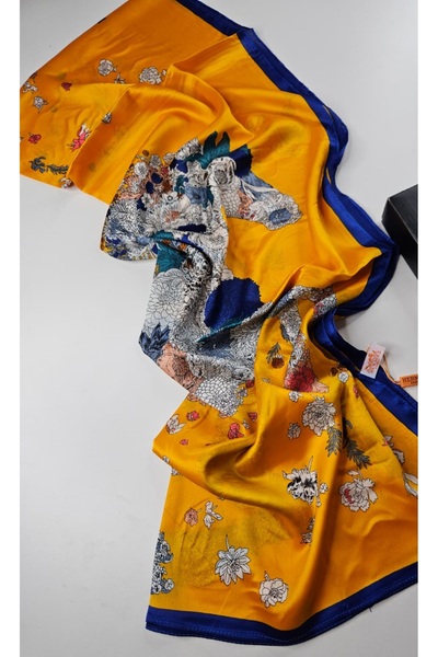 sem oyuncak Luxury Voile Silk Shawl Hijab Foulard Scarf Shawl Ethnic Horse Pattern 70 X 180 cm